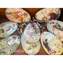 Fatojás girland-1-húsvéti dekoráció