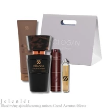elenlét illatélmény ajándékcsomag férfiaknak Chogan Olfazeta 001 Creed Aventus ihlette parfümmel, zsebparfüm tokkal és utántöltővel