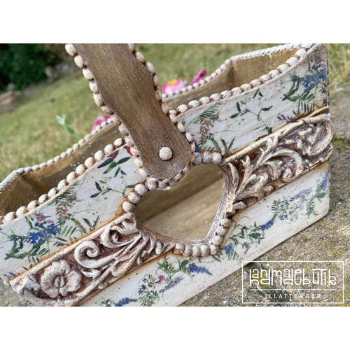 Húsvéti kosárka fa dekoráció-hand made