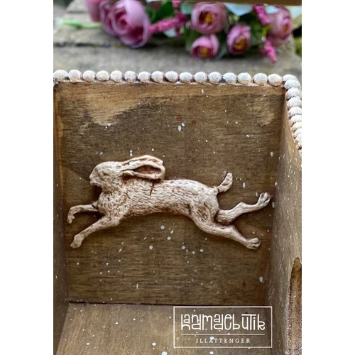 Húsvéti kosárka fa dekoráció-hand made